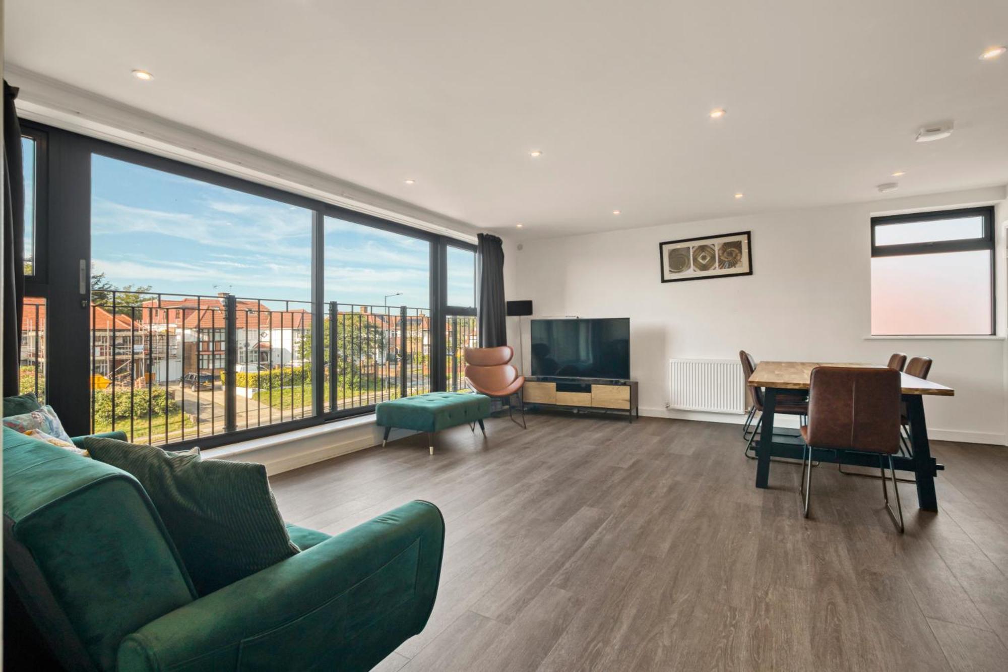 Modern Penthouse In Wembley Daire Londra Dış mekan fotoğraf